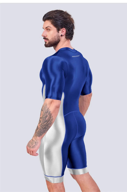 Men’s Glossy Satin Sport Bodysuit