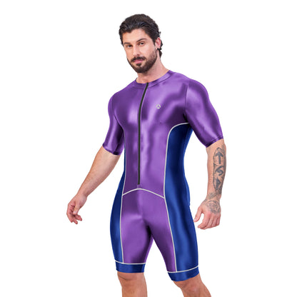 Men’s Glossy Satin Sport Bodysuit